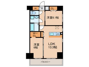 レジーナ鶴舞の物件間取画像